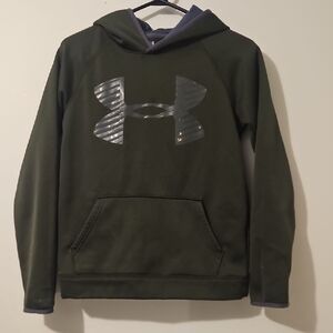 Under Armour Kids Dark Green Hoodie